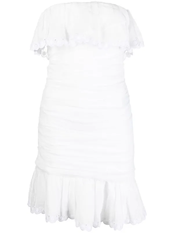 【送料&関税込】Isabel Marant Off-shoulder Minidress With Ru Isabel Marant Jasmine Convertible Off-the-shoulder Ruched