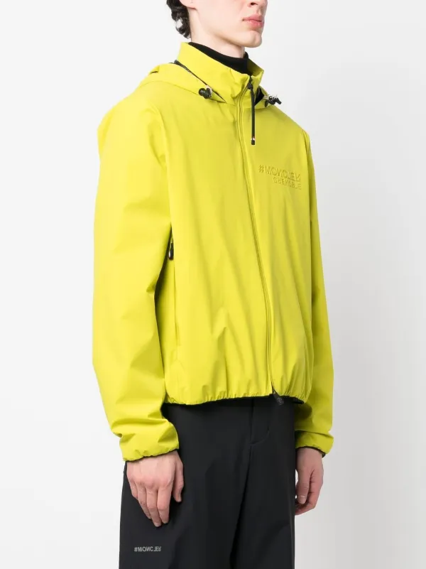 Moncler Grenoble Rovenaud Hooded Jacket Yellow FARFETCH AE