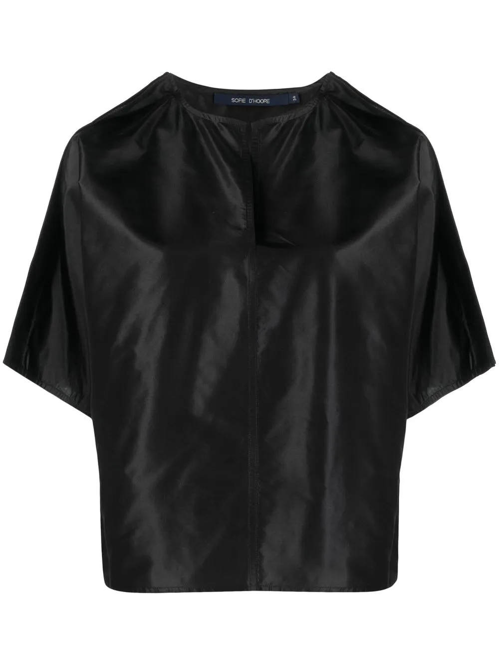 

Sofie D'hoore blusa de seda Basta - Negro