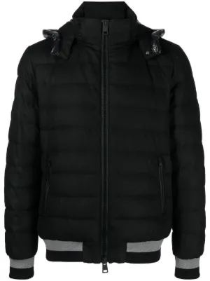 Stone Island ジップアップ パデッドジャケット | ブラック | FARFETCH JP
