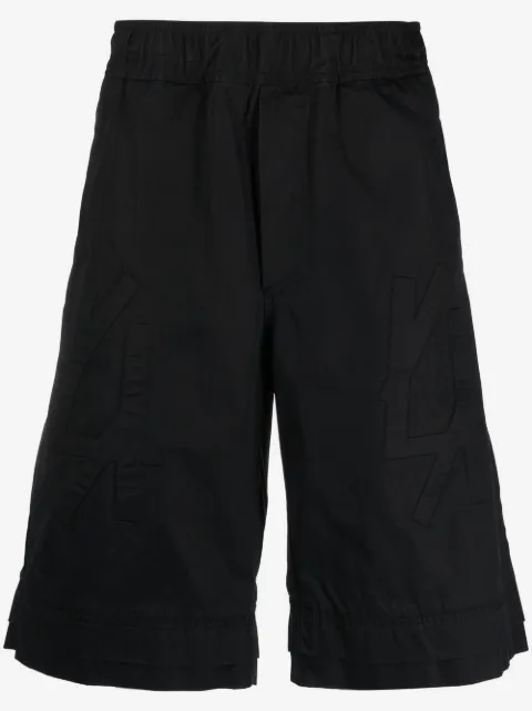 44 LABEL GROUP bermudas con logo en relieve