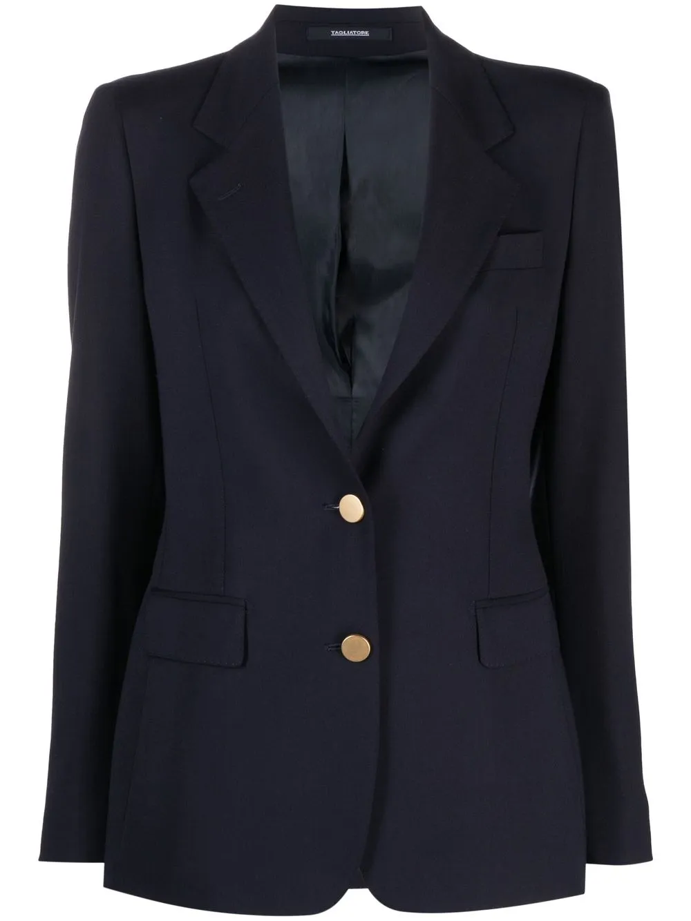 

Tagliatore single-breasted peak-lapel blazer - Blue