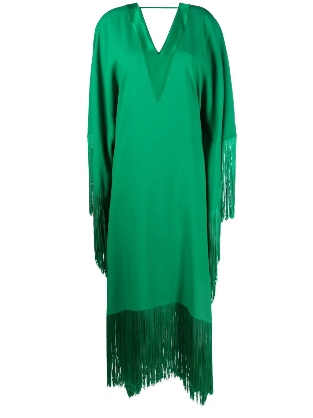 

Taller Marmo Very Ross fringed maxi dress - Green