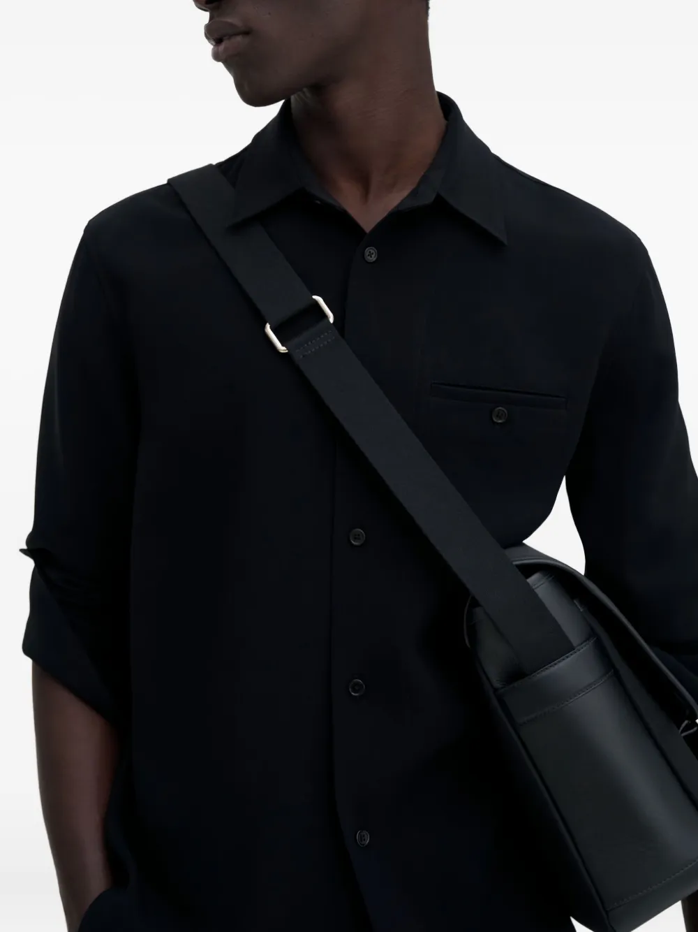 Filippa K Overhemd met lange mouwen Zwart