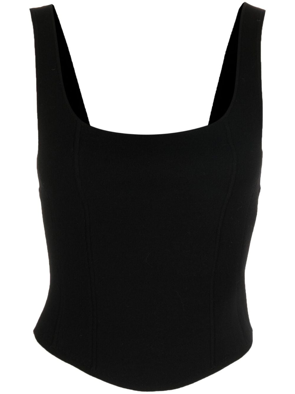 Image 1 of Filippa K scoop-neck knitted corset