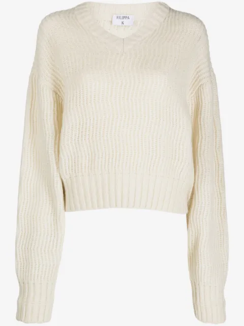 Filippa K Pullover mit tiefen Schultern