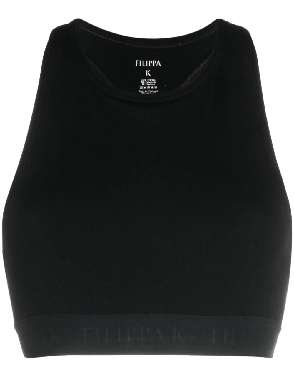 Filippa K ribbed bra top – Black