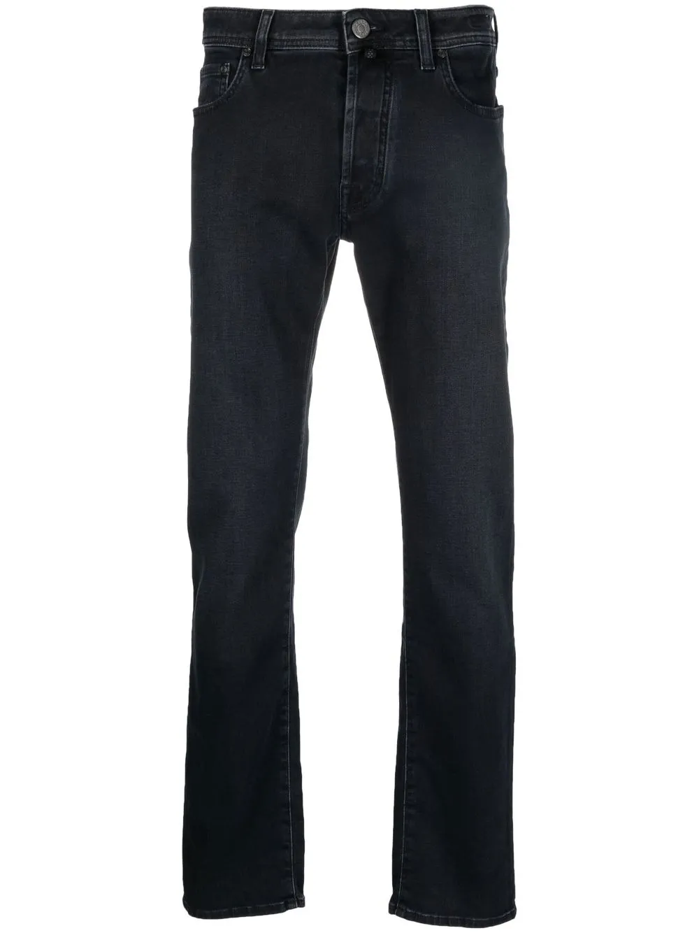 

Jacob Cohën logo-patch straight-leg jeans - Blue