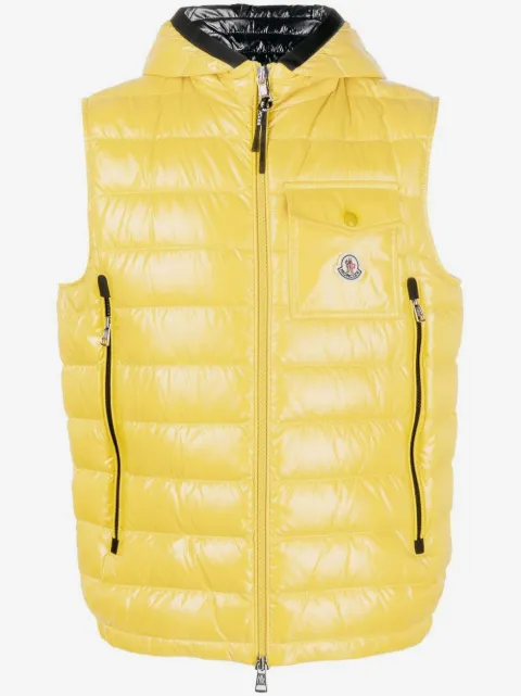 Moncler chest logo-patch padded gilet