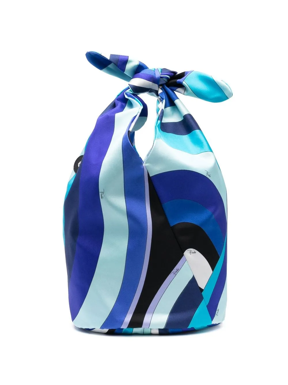 

PUCCI Iride-print bucket bag - Blue