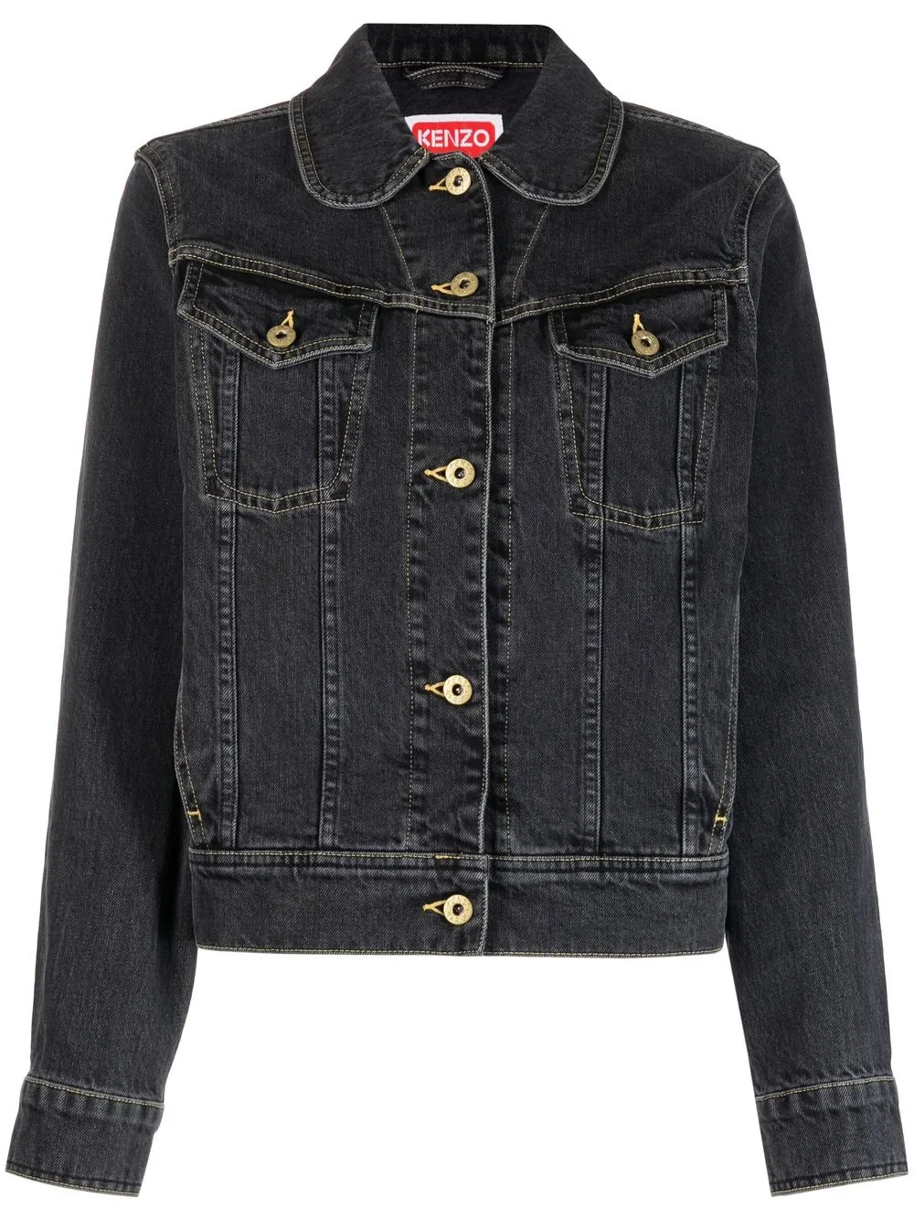 

Kenzo button-up denim jacket - Grey