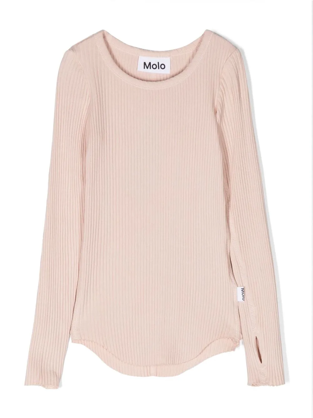 

Molo Rochelle ribbed long-sleeve T-shirt - Pink