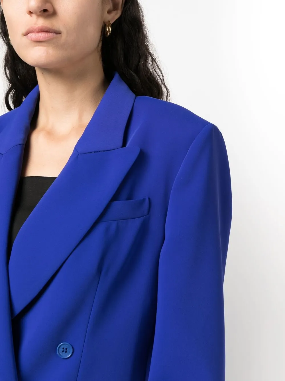 P.a.r.o.s.h Double-breasted Blazer In Blau