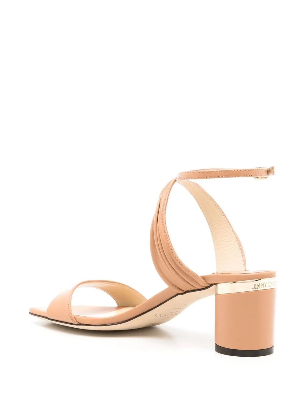 Jimmy Choo Jago leren sandalen Bruin