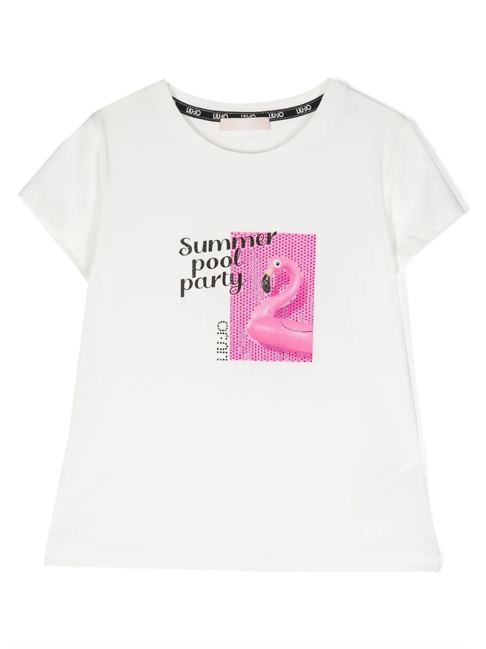 

LIU JO logo-print cotton T-shirt - White