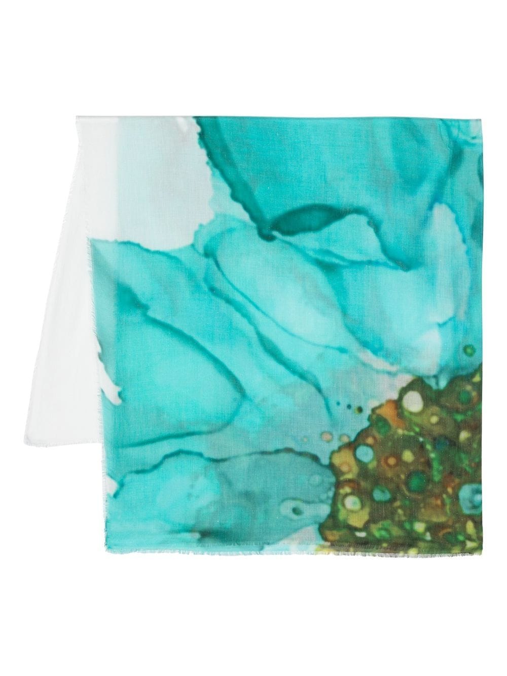 Image 1 of Faliero Sarti Tiffany watercolour floral-print scarf
