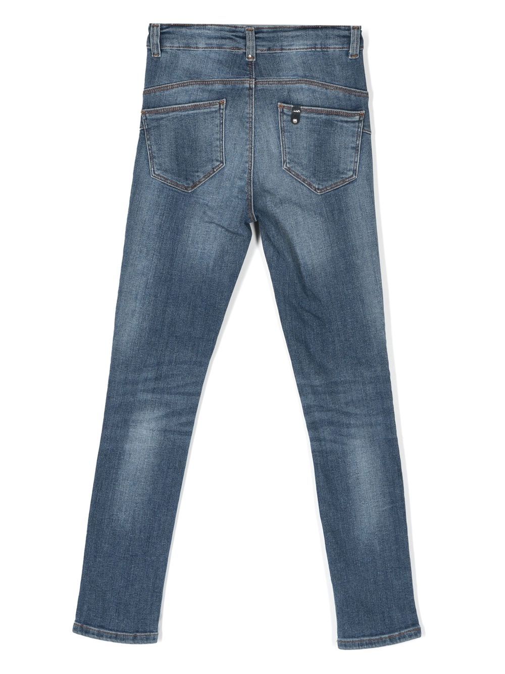 LIU JO Jeans met logopatch - Blauw