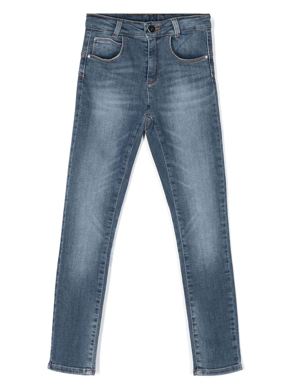 

LIU JO jeans slim con parche del logo - Azul