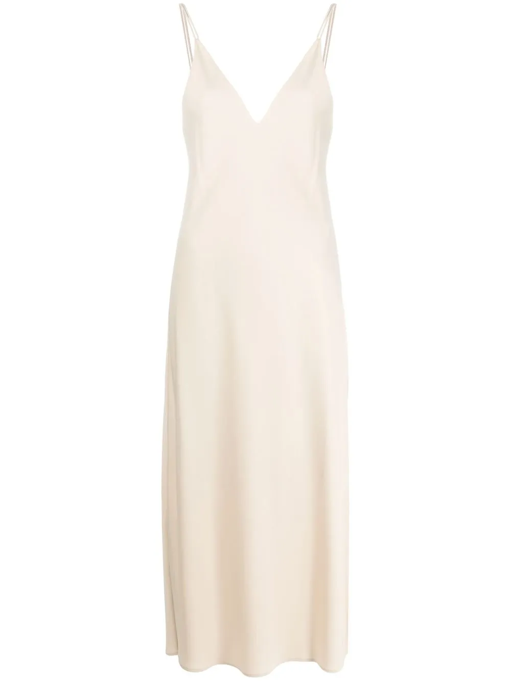 

Calvin Klein V-neck midi dress - Neutrals