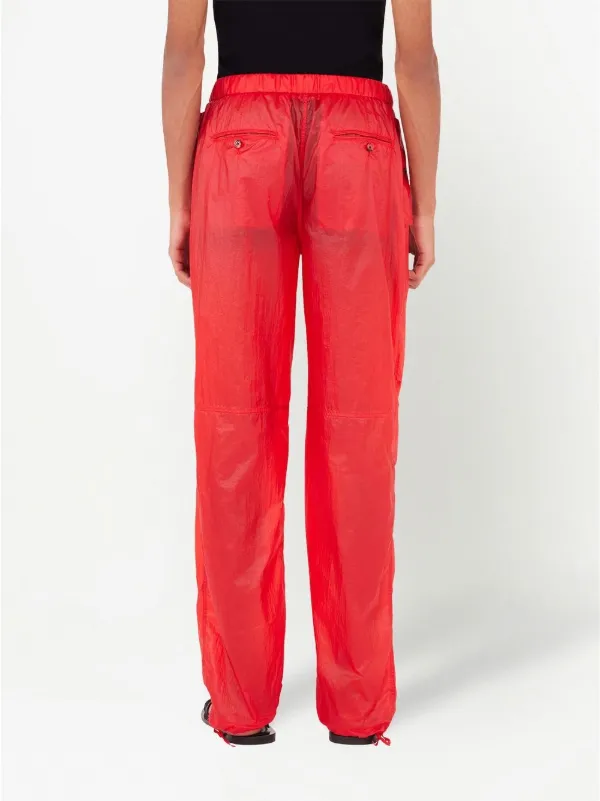パンツ FERRAGAMO Straight pants with pleat Red FERRAGAMO Pleated wool straight-leg pants | NET-A-PORTER