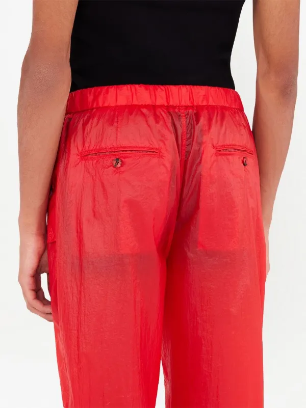 パンツ FERRAGAMO Straight pants with pleat Red Ferragamo Straight-leg pants for Women | Online Sale up to