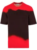 Ferragamo colour-block cotton T-shirt - Red