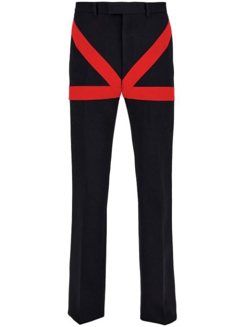 Ferragamo - graphic-print tailored trousers