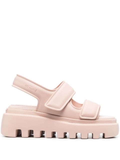 Vic Matie touch-strap leather sandals