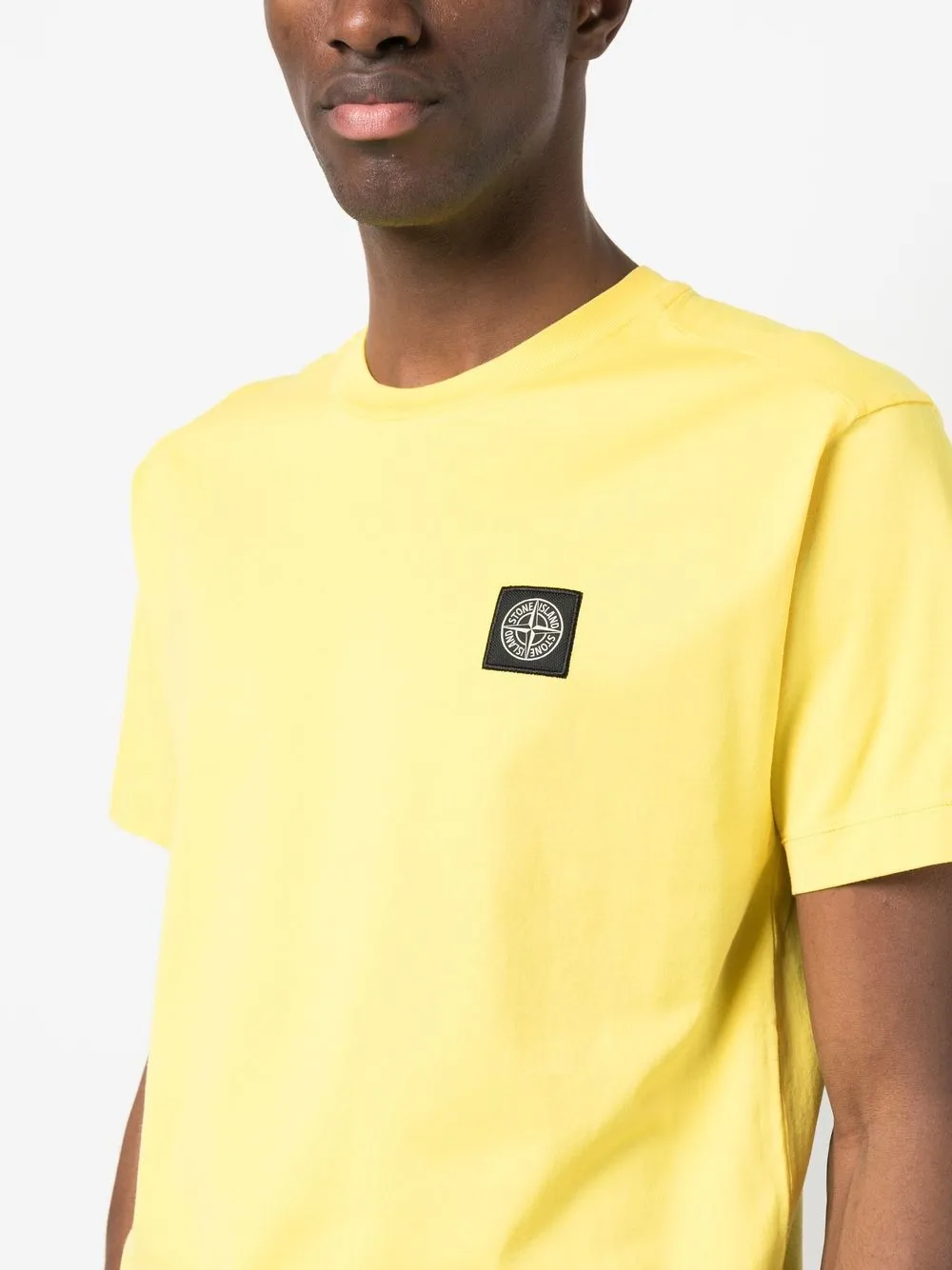 Stone Island Chest logo patch T shirt Farfetch