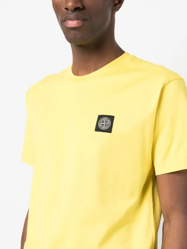 Stone Island Chest logo patch T shirt Farfetch