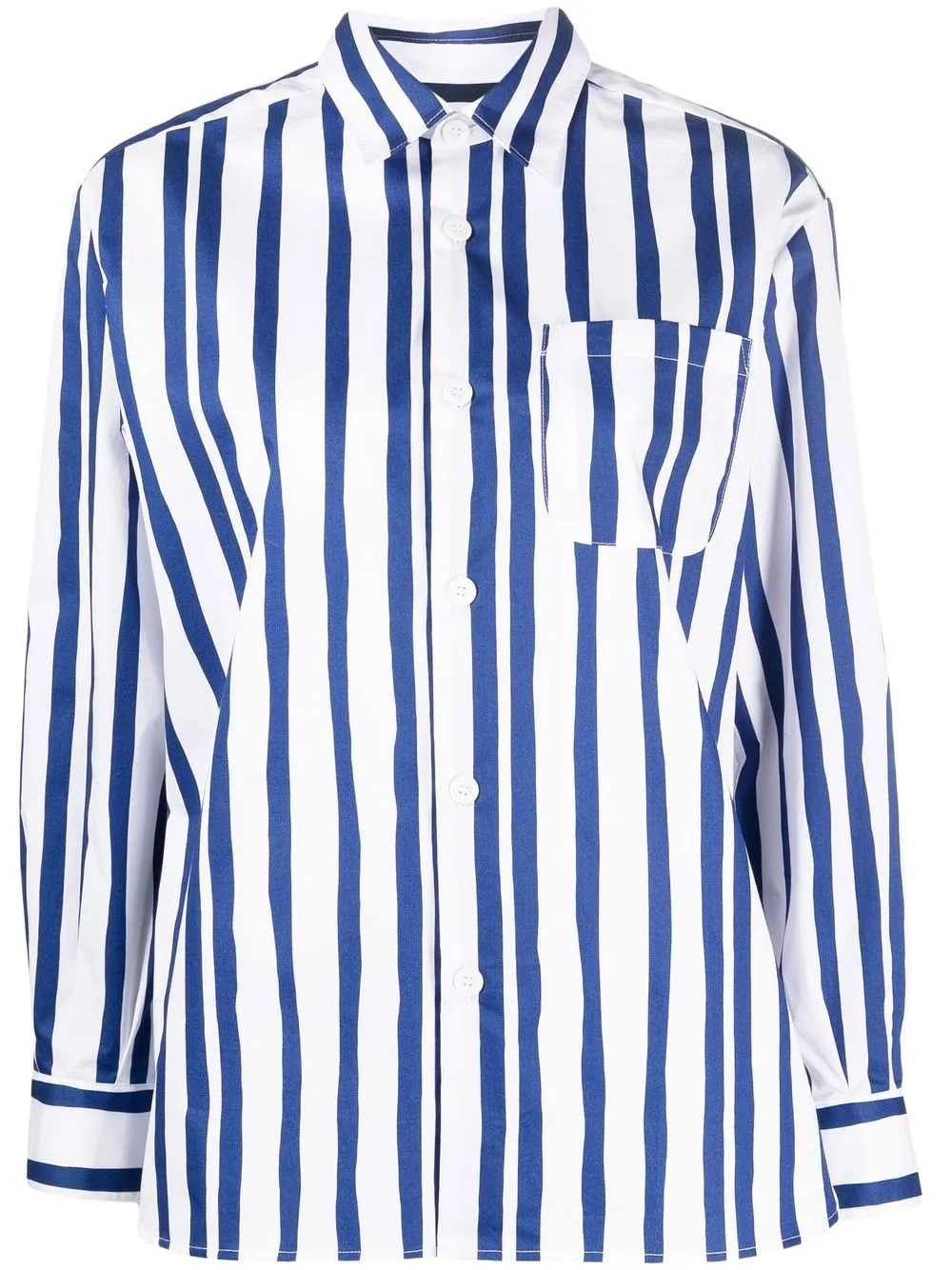 

A.P.C. stripe print shirt - Blue