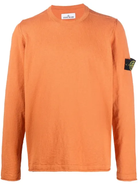 Stone Island suéter con parche del logo