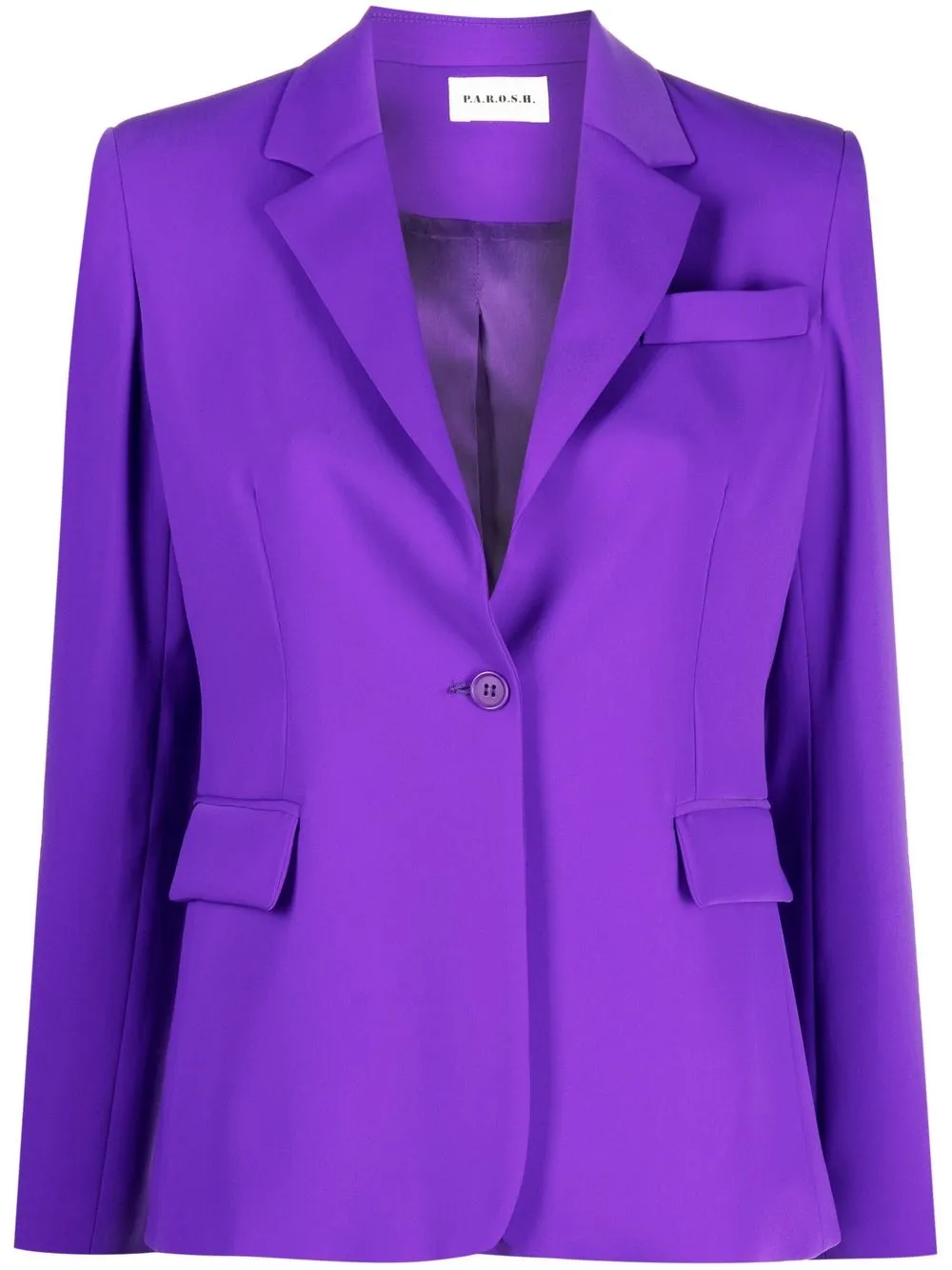 

P.A.R.O.S.H. single-breasted blazer - Purple