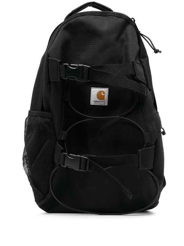 Carhartt WIP logo-patch zip-up Backpack - Farfetch