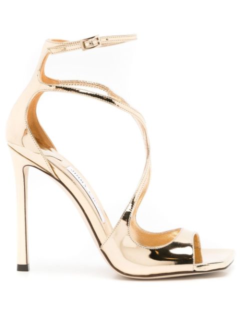 Jimmy Choo Azia 110mm metallic sandals Women