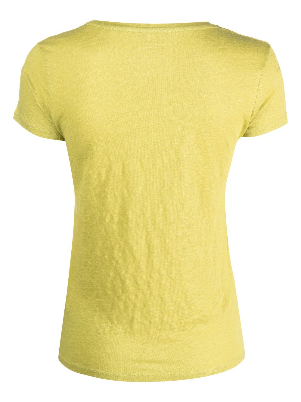 Majestic Filatures T-shirt met U-hals - Groen