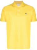 Lacoste L.12.12 logo-embroidered polo shirt - Yellow