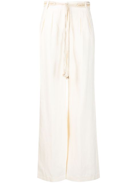 ZIMMERMANN Vitali linen wide-leg trousers