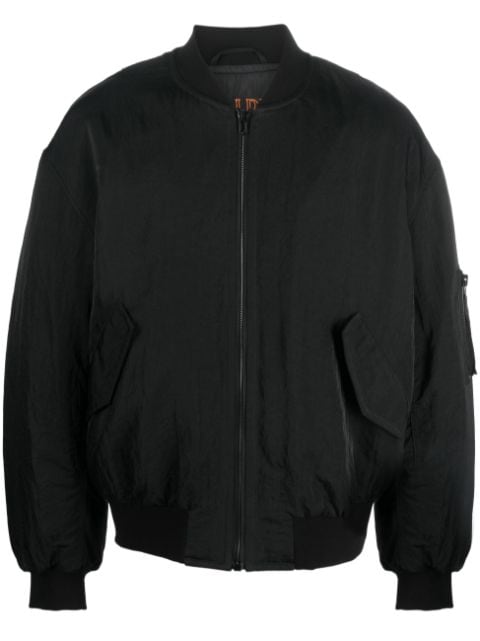 Filippa K zip-up crinkled bomber jacket