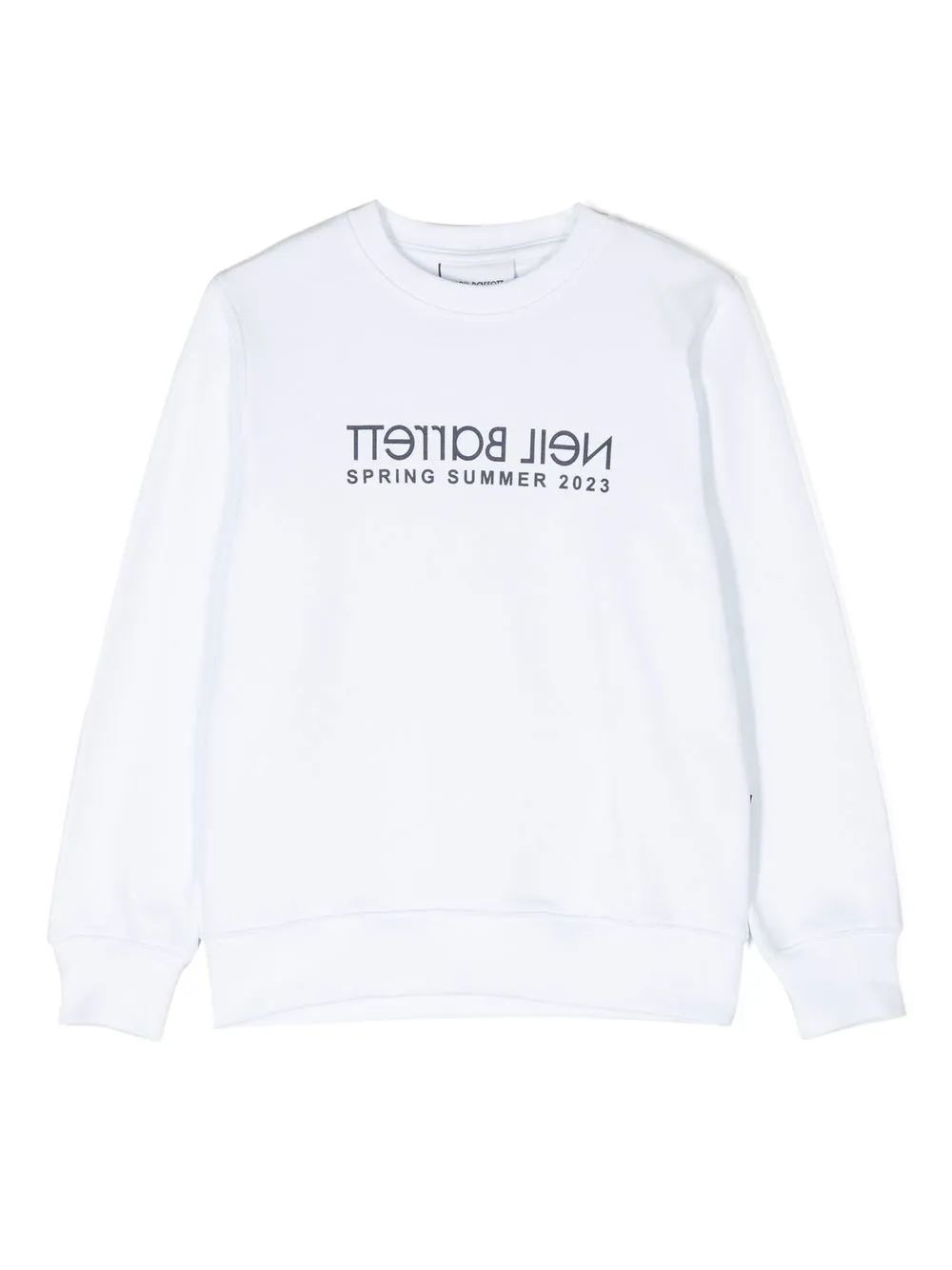 

Neil Barrett Kids logo-print sweatshirt - White