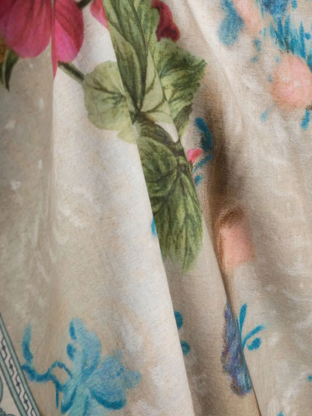 Faliero Sarti X Coreterno Born Graphic Print Scarf In Blau