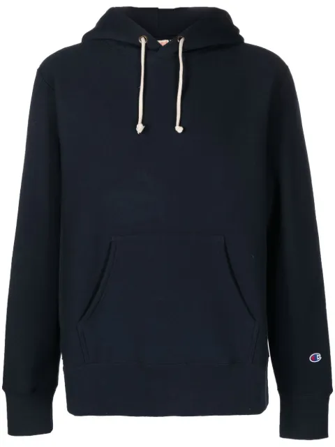 Champion hoodie con parche del logo y cordones