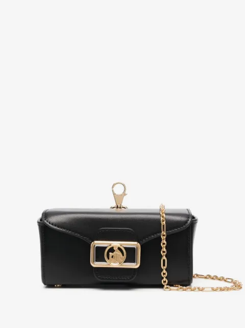 Lanvin bolsa mini con placa del logo