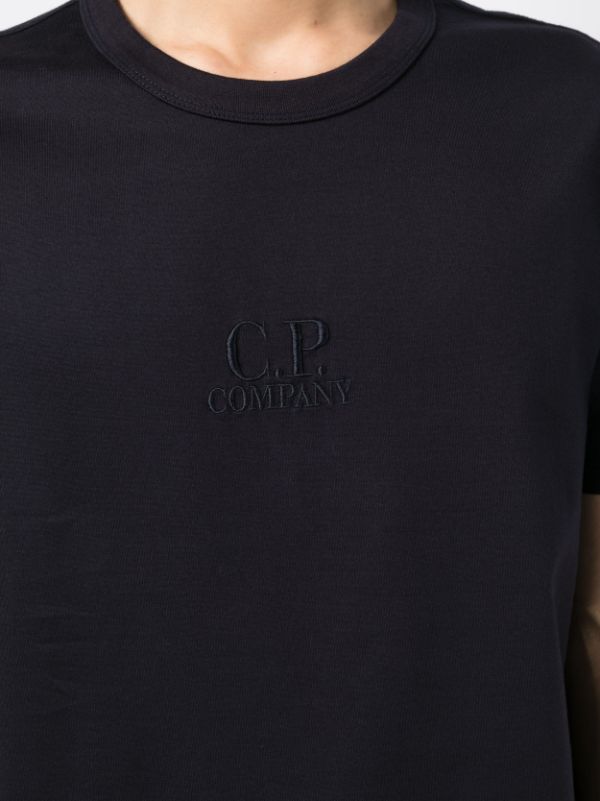 C.P. Company logo-embroidered Cotton T-shirt - Farfetch