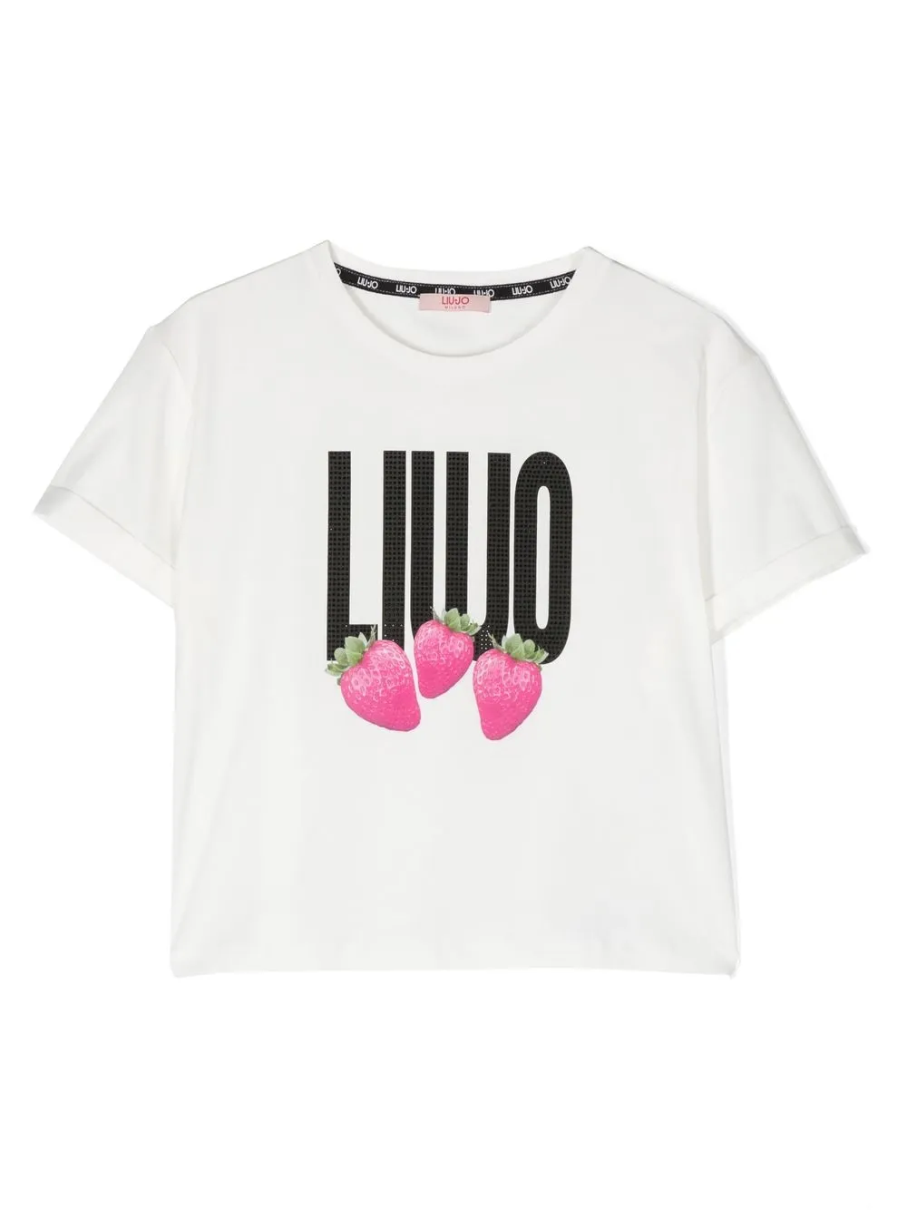 

LIU JO logo-print cotton T-shirt - White