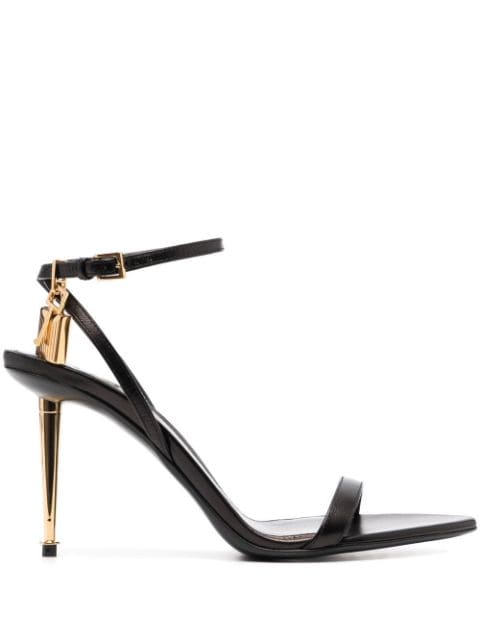 TOM FORD Padlock 85mm leather sandals