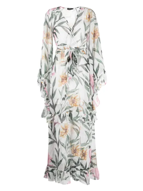 PatBO Jasmin tied-waist maxi dress