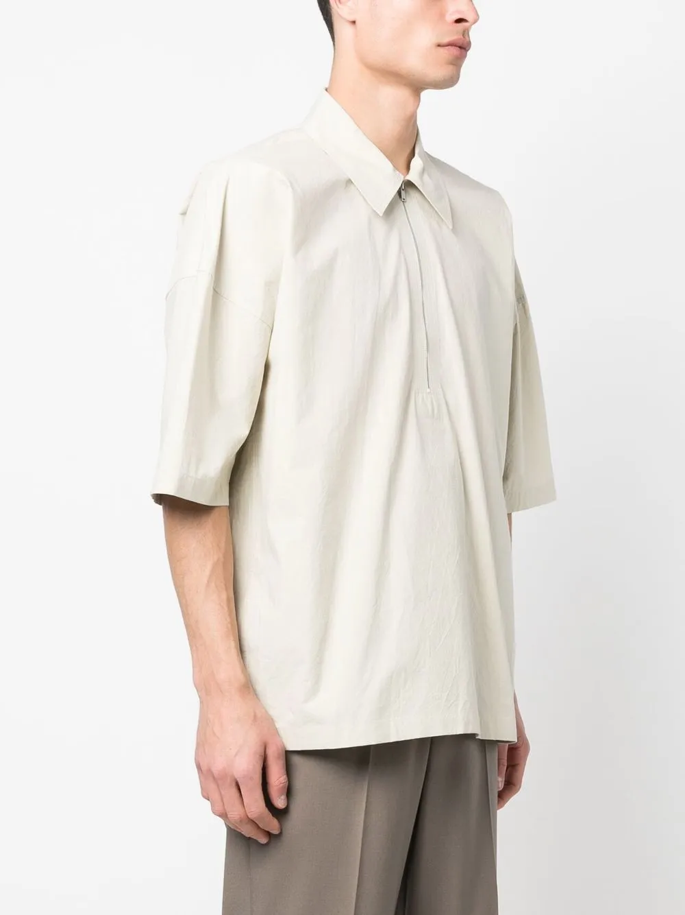 Jil Sander ハーフジップ シャツ - Farfetch