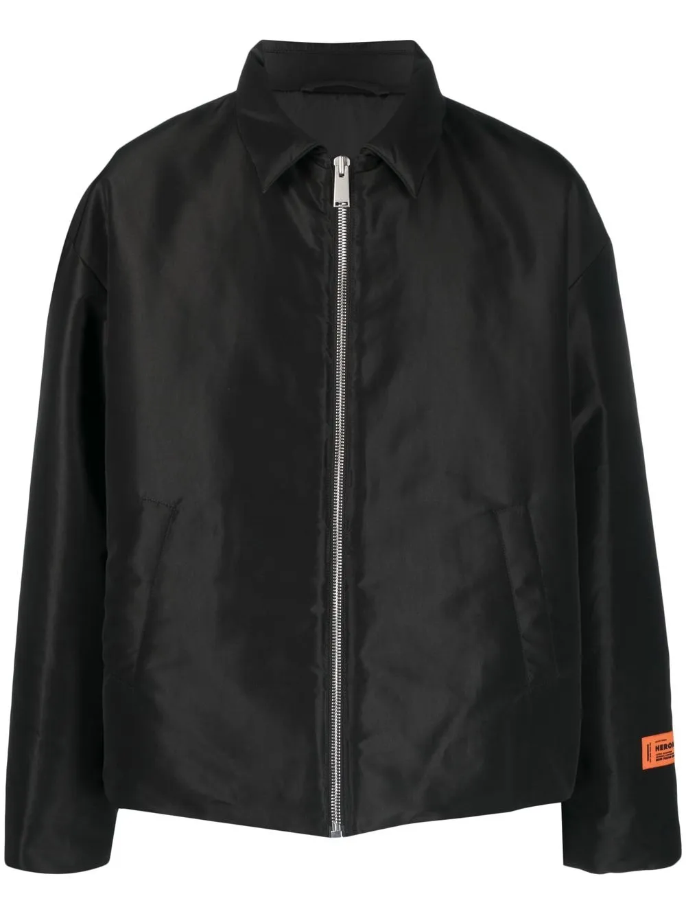 

Heron Preston Security logo-patch jacket - Black