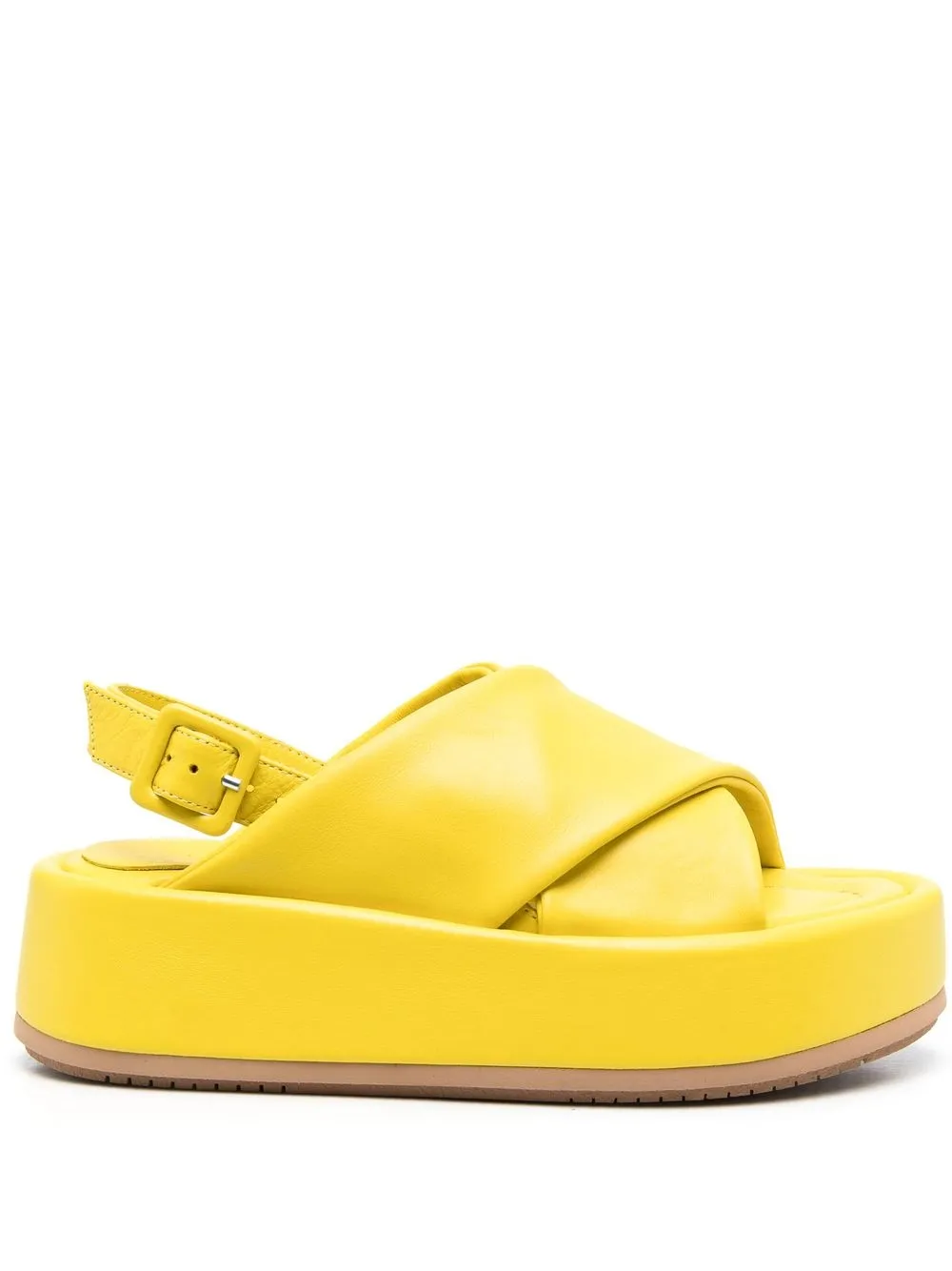 

Paloma Barceló sandalias con tiras cruzadas - Amarillo